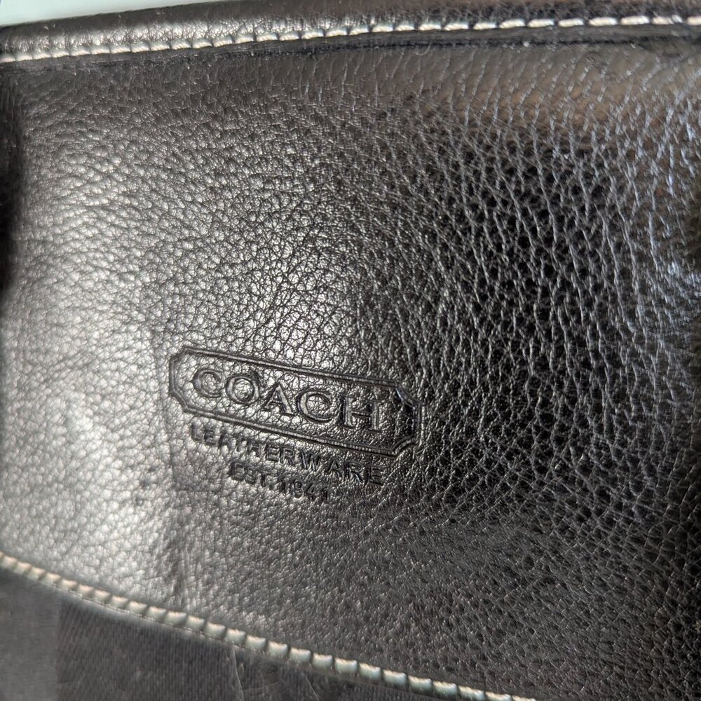 "Coach" Cloth Logo Shoulder Bag - Picture 10 of 15